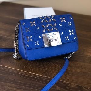 NWT Michael Kors studded Tina crossbody/clutch